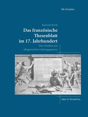 cover image of Das französische Thesenblatt im 17. Jahrhundert